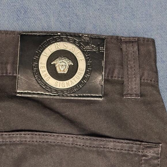 Versace Jeans Signature Men’s Black Straight-Leg Pants – Tall Size 34x48 - Picture 6 of 6